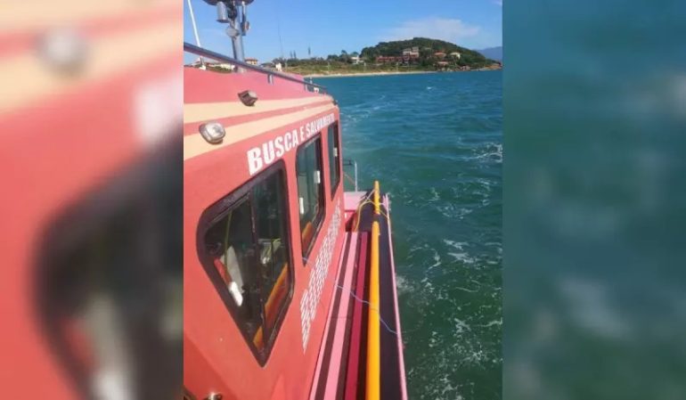 Buscas por suposto desaparecido na Praia de Cima, em Palhoça, são suspensas pelo CBMSC