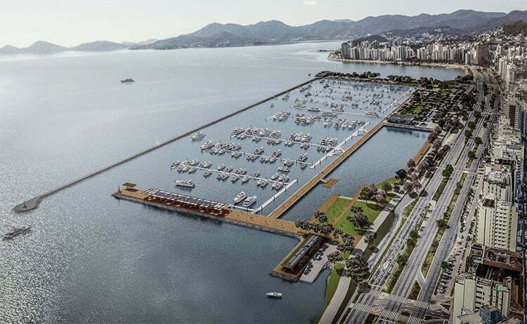 Obras da Marina Beira-Mar, em Florianópolis, devem começar no fim de 2025