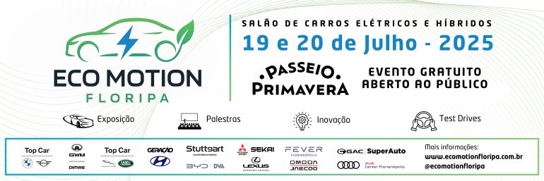 Florianópolis recebe evento gratuito de mobilidade elétrica com presença de grandes montadoras e talks sobre inovação