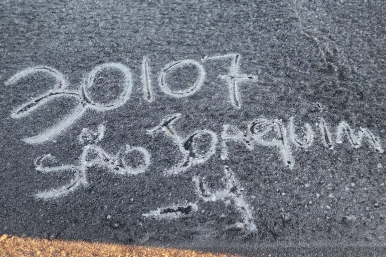 Frio intenso volta a atingir SC com geada e temperaturas negativas em mais de 20 cidades