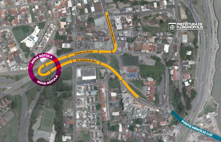 nova-rotula-na-ivo-silveira-e-liberada-neste-sabado-acesso-a-ponte-hercilio-luz-muda